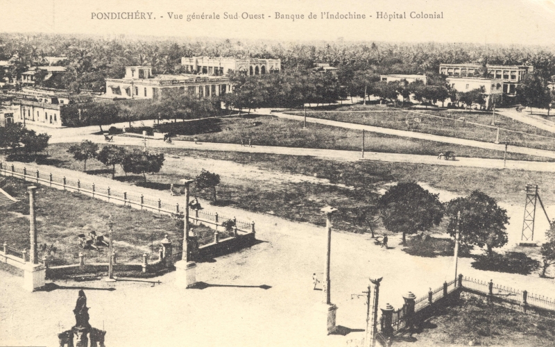 02-03 - Pondichery - place gouvernement - sud-ouest - 1